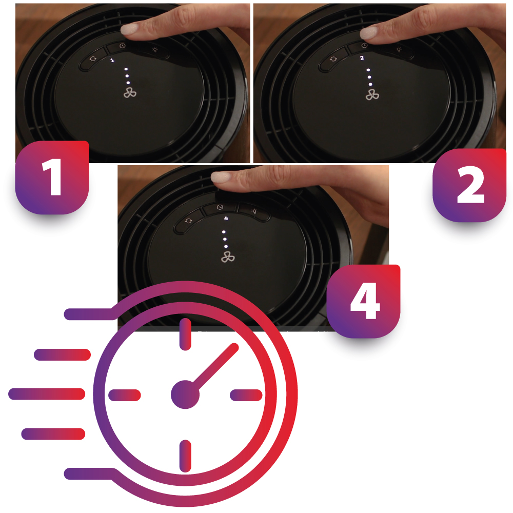 ventilátor s časovačom